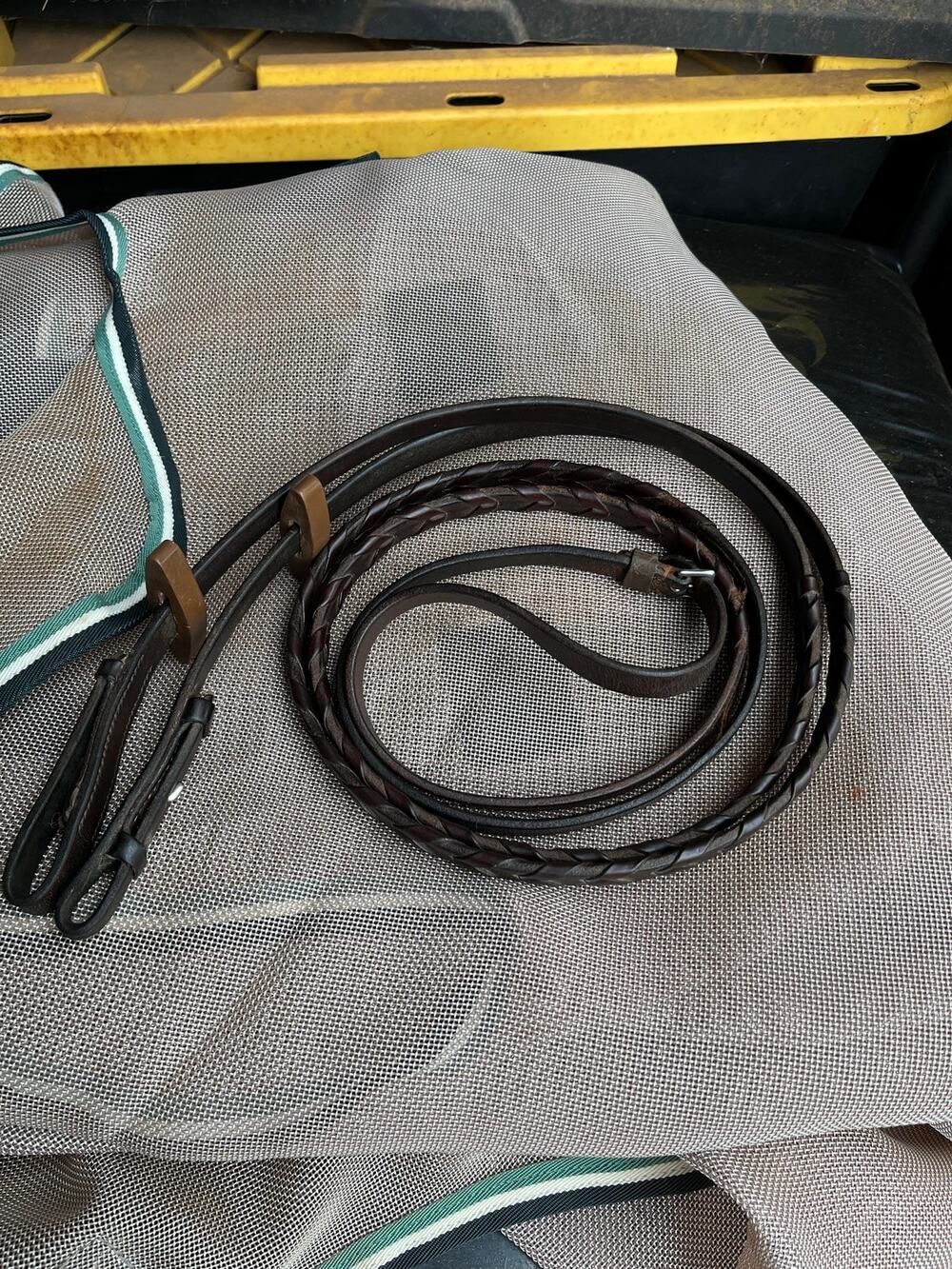 Braided Lace Reins with Rein Stops
